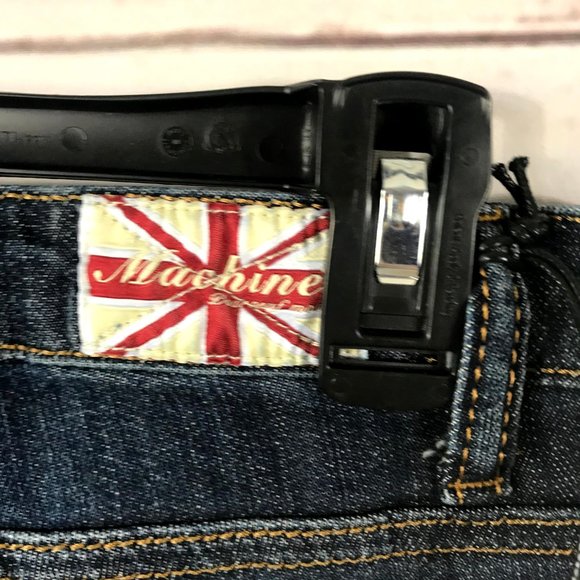 Machine Womens' Skinny Jeans With Applique - Picture 6 of 8